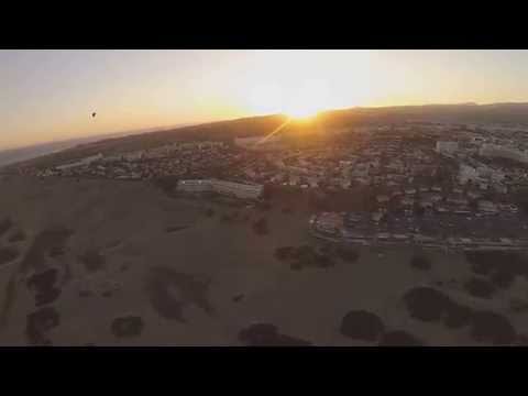 Sunset Track on Playa del Ingles