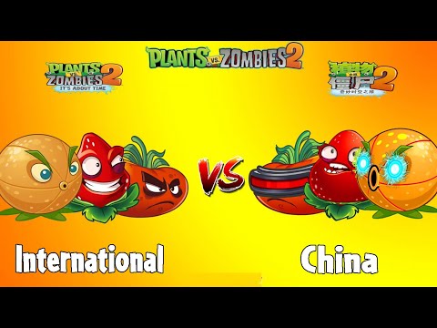 Random Team Plants PvZ 2 International vs China - Which Team Plant 's Strongest?