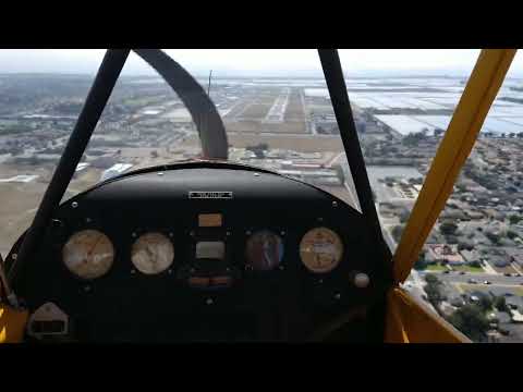 Piper J3 Cub approach and landing OXR