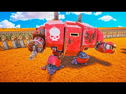 Giant Dreadnaught, cleopatra, Nikola Tesla & jedi vs. 3 million Wargor, Zombie & ORCS Army !! UEBS 2