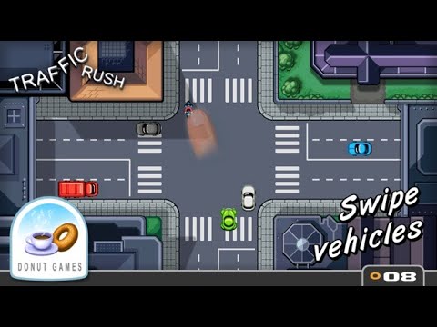 Traffic Rush iOS Game (Donut Games 2010) TouchHLE Emulator - YouTube