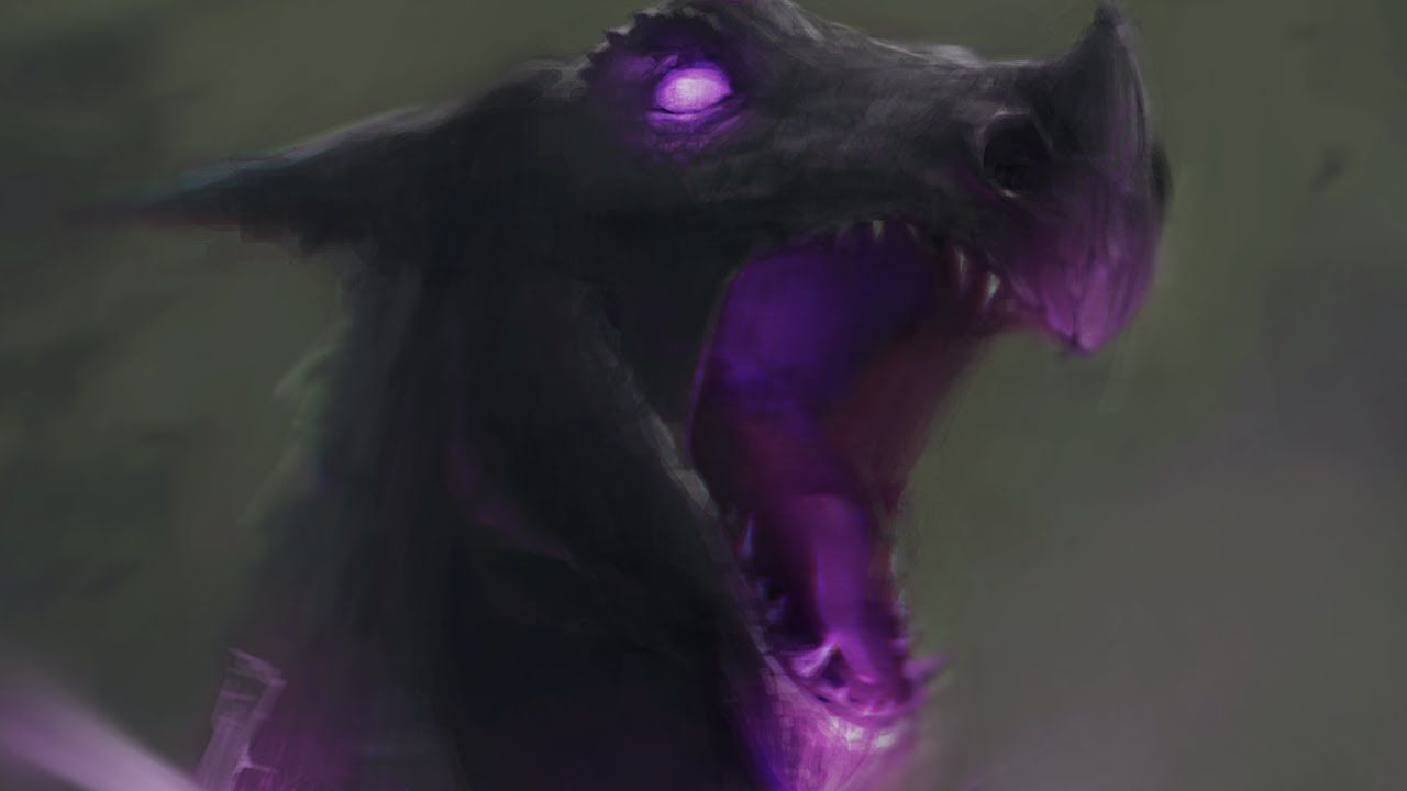 Ender Dragon's death (Minecraft speedpaint)