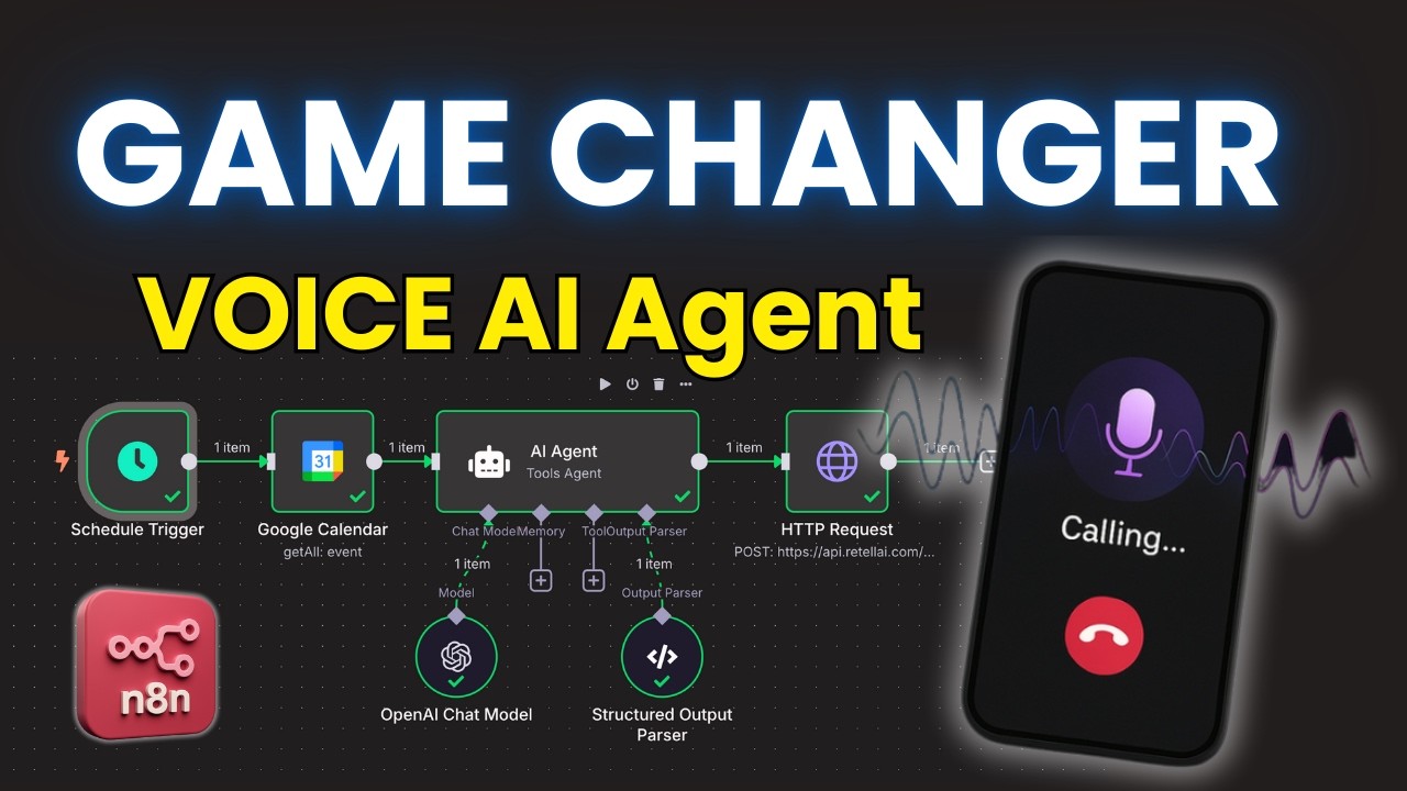 This n8n Voice AI Agent CALLS Your Customers (No Humans Needed!)