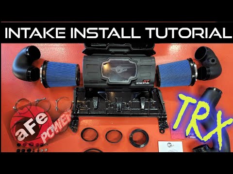 AFE Intake Unboxing & Install Tutorial for a 21 Ram TRX.