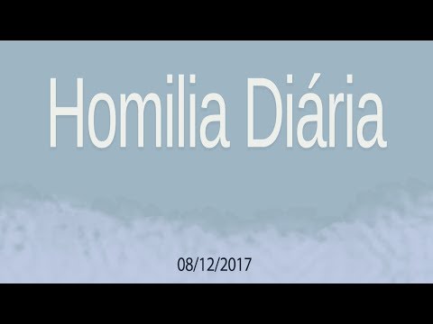 Homilia diária - 08 de dezembro