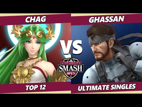 Virtuocity 2022 Top 12 - Chag (Palutena) Vs. Ghassan (Snake) SSBU Ultimate Tournament