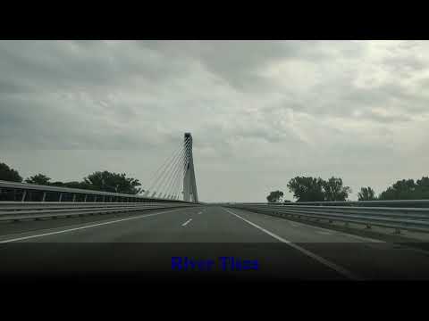 Driving in Hungary - Szeged-Óföldeák on the (almost empty) M43