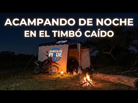 ACAMPANDO DE NOCHE EN EL TIMBÓ CAÍDO ⛺🔥 (¡Noche de pesca en Goya corrientes)