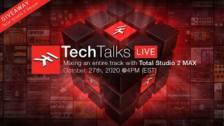 Video thumbnail for IK Tech Talks Live - Mixing an entire project with Total Studio 2 MAX by ikmultimedia