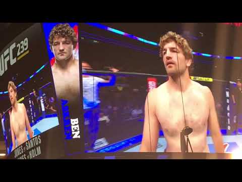 UFC 239 Ben Askren and Jorge masvadal entrance