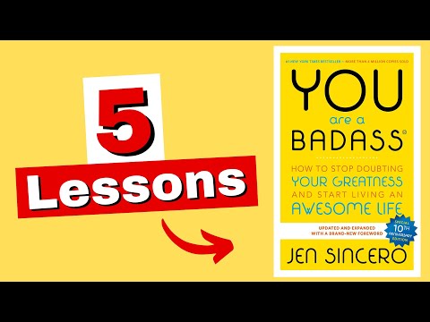 You Are a Badass  Book Summary (5 LESSONS)