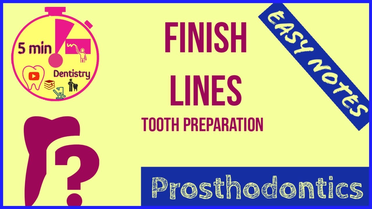 What is the finish line in crown preparation? Tipseri
