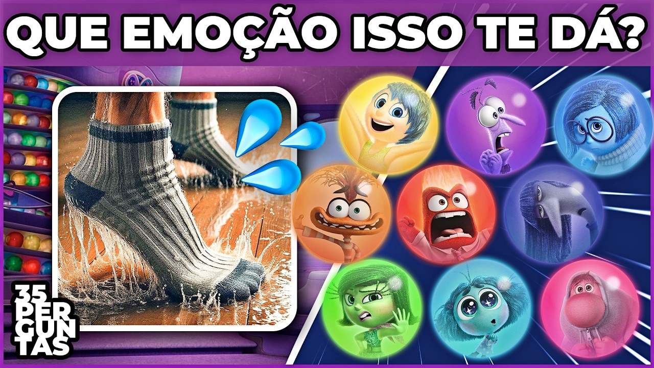 QUE EMOÇÃO ISSO TE DÁ? #2 | 😨🤬🤢 DIVERTIDA MENTE 2 | Escolha uma emoção   #macaquiz #quiz #avalie