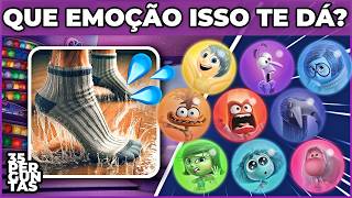 QUE EMOÇÃO ISSO TE DÁ? #2 | 😨🤬🤢 DIVERTIDA MENTE 2 | Escolha uma emoção   #macaquiz #quiz #avalie