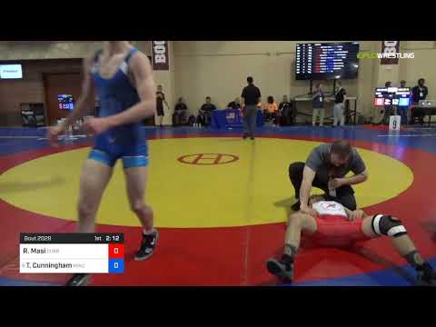 2018 Marine Corps US Open/UWW Junior Greco Roman 63 Rnd Of 16 - Raffaele Masi (Curb) Vs. Tyler Cun