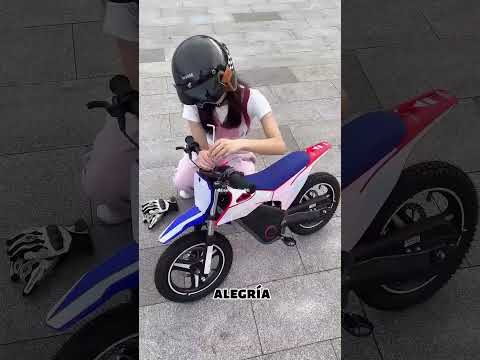 Ella abandonó su gran bicicleta