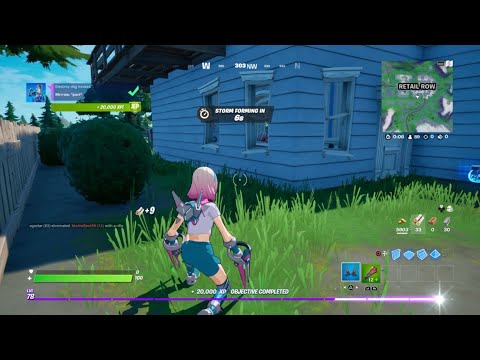 Destroy dog houses (20000 XP)