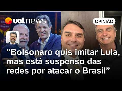 Bolsonaro quis imitar Lula com carta, mas ele está suspenso das redes por atacar o Brasil | Sakamoto