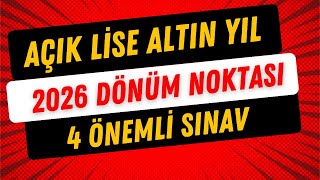 2026'da Hayatını Değiştirecek Sınavlar