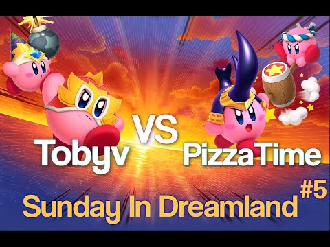 TobyV (Wrestler/Bomb) vs Pizza Time (Beetle/Hammer) - Kirby Fighters 2 - Sunday in Dream Land $5