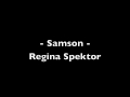Regina Spektor - Samson (Piano Cover) 
