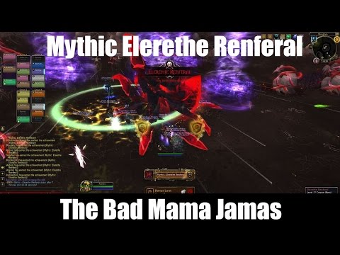 [WoW Legion - Live] Mythic Elerethe Renferal | The Bad Mama Jamas | Prot. Paladin