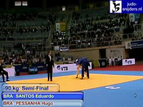Judo 2009 Rio de Janeiro: Santos (BRA) - Pessanha (BRA) [-90kg].