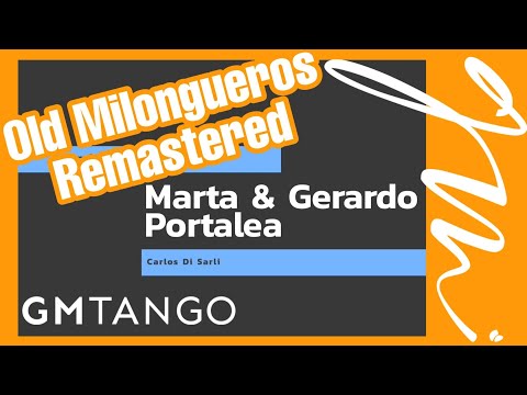 TANGO💯Viejos Milongueros Marta y Gerardo Portalea.Pimienta-Carlos Di Sarli🇦🇷Old Milongueros.GM Tango
