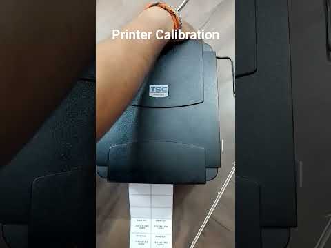 How To Calibrate TSC TTP-244 Pro Label Barcode Printer | Fix Red Light Error