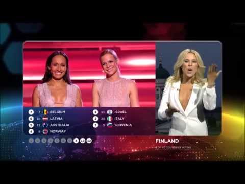 2015 歐洲歌唱大賽：芬蘭投票實況 (HD) (1080p) (Eurovision 2015 : Vote of Finland (HD) (1080p))