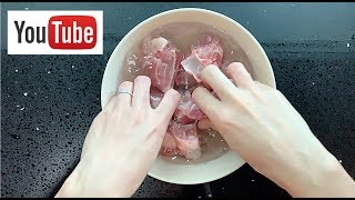 HOW TO CLEAN PORK RIBS BEFORE COOKING | How to Wash Pork Ribs | How to Clean Pork Spare Ribs