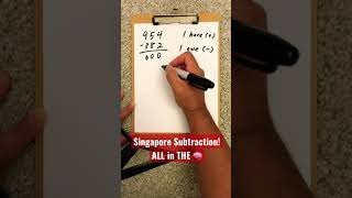 You’ve NEVER learned to subtract like this! 😳🤩(Singapore Math)