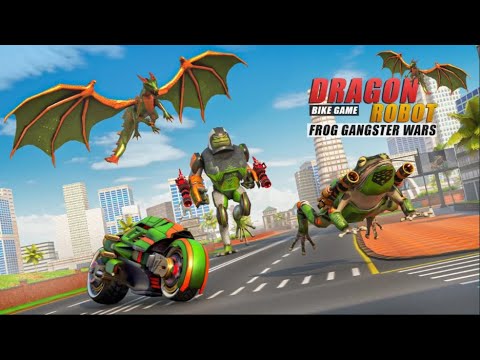 Flying Dragon Robot Bike - Robot Transforming Game Robot Life Games Gameplay #1