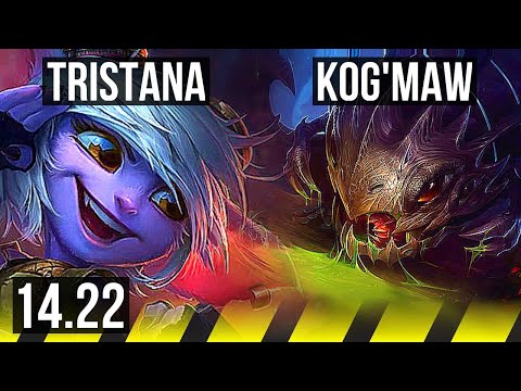 TRISTANA & Lulu vs KOG'MAW & Senna (ADC) | 11/1/9, Legendary | KR Diamond | 14.22