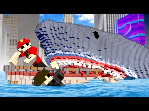 MEGALODON SURVIVAL IN FLOODED CITY! (Teardown)
