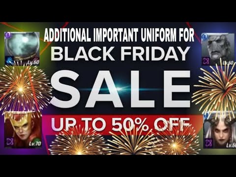 10 Additional Uniform List For Black Friday 2020 - marvel future fight