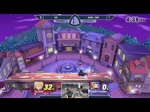 Sm4sh@Mines 114 - KHC (Cloud) Vs. AcaRa|Shoe (Donkey Kong, Diddy Kong, ZSS) - Winners Quarterfinals