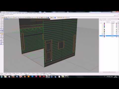 Rhino Lezione 13 - Modello 3D da Proiezioni Ortogonali