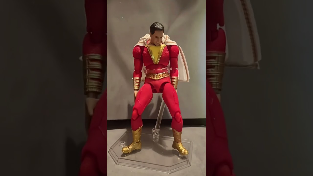 MAFEX Shazam stop motion animation