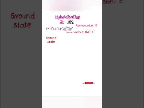Hybridization of SF6