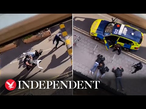 Armed police intervene after London street fight 'with weapons'