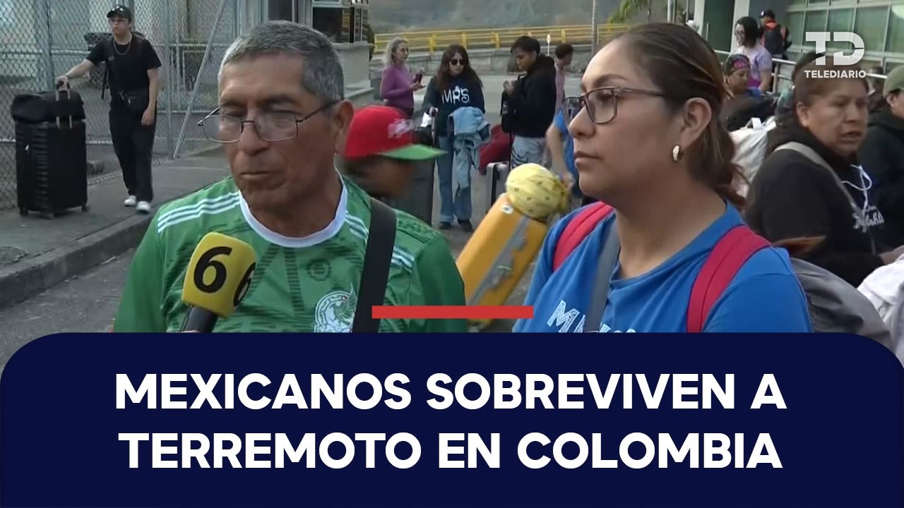 Entre escombros y angustia: así vivieron mexicanos el sismo en Pereira, Colombia