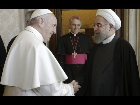 Click to Watch the President of Iran asks Pope Francis for prayers, for a very good reason video