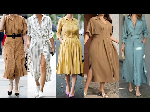 COMISEROS shirt dresses ELEGANT, SIMPLE AND CASUAL