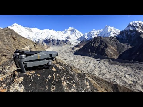 DJI Mavic Pro flying 5840m (20,000 ft) above sea level around Mt. Everest (extreme altitude)