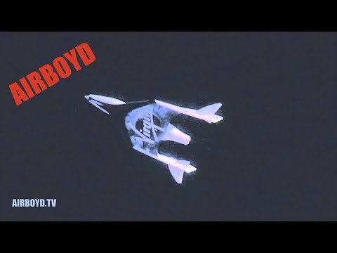 SpaceShipTwo's First "Feathered" Flight