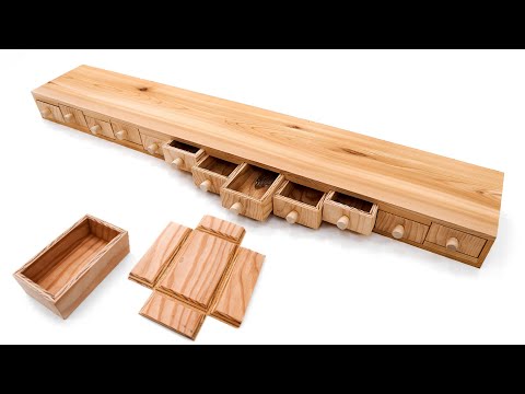 Easiest way to Make Small Drawers - Woodworking
