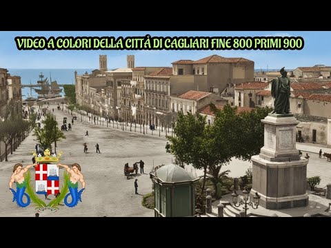 CITTÀ DI CAGLIARI NEL FINE '800 INIZIO '900