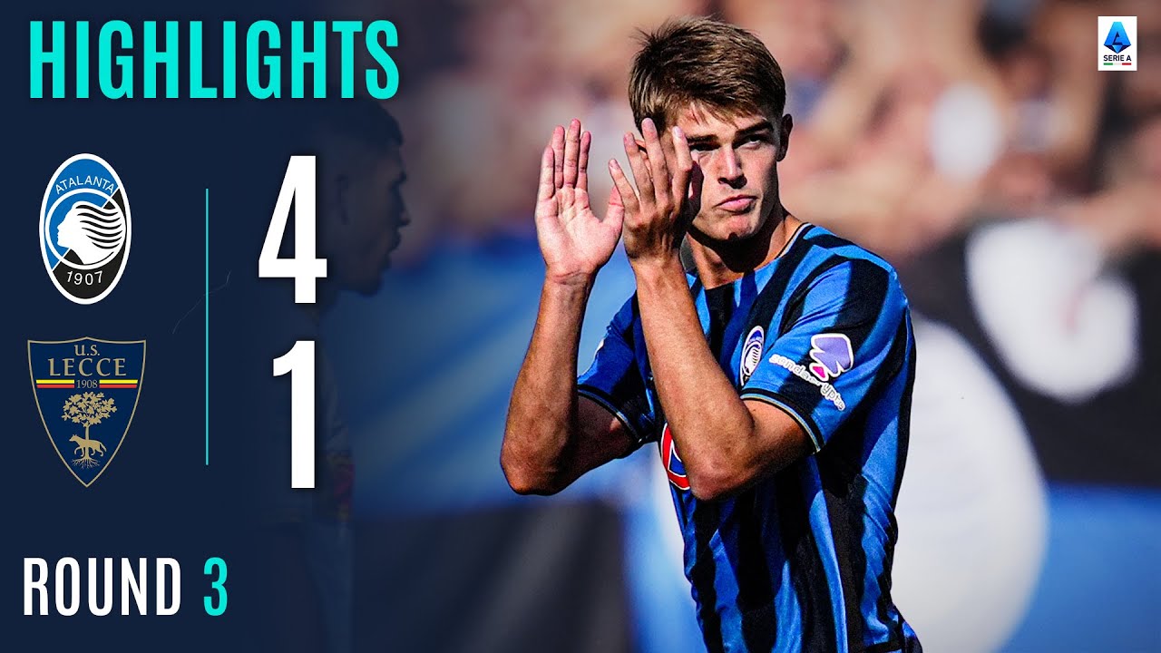 Atalanta vs Lecce Highlights