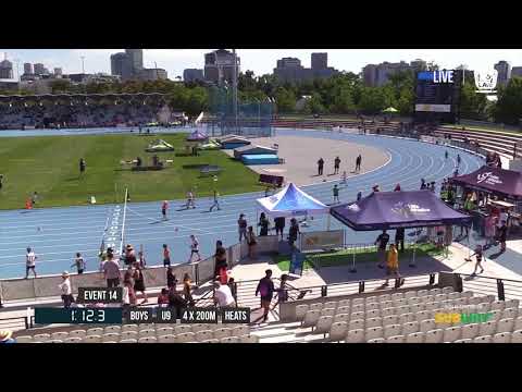 BOYS U09 4X200M HEAT 1 - 2017 SUBWAY STATE RELAY CHAMPIONSHIPS // LAVicTV
